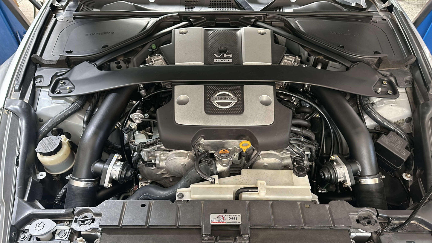 EAC Twin Turbo Kit - CARB EO# D-873 & D-873-1 for all Nissan/Infiniti VQ37 Models with AWD or RWD