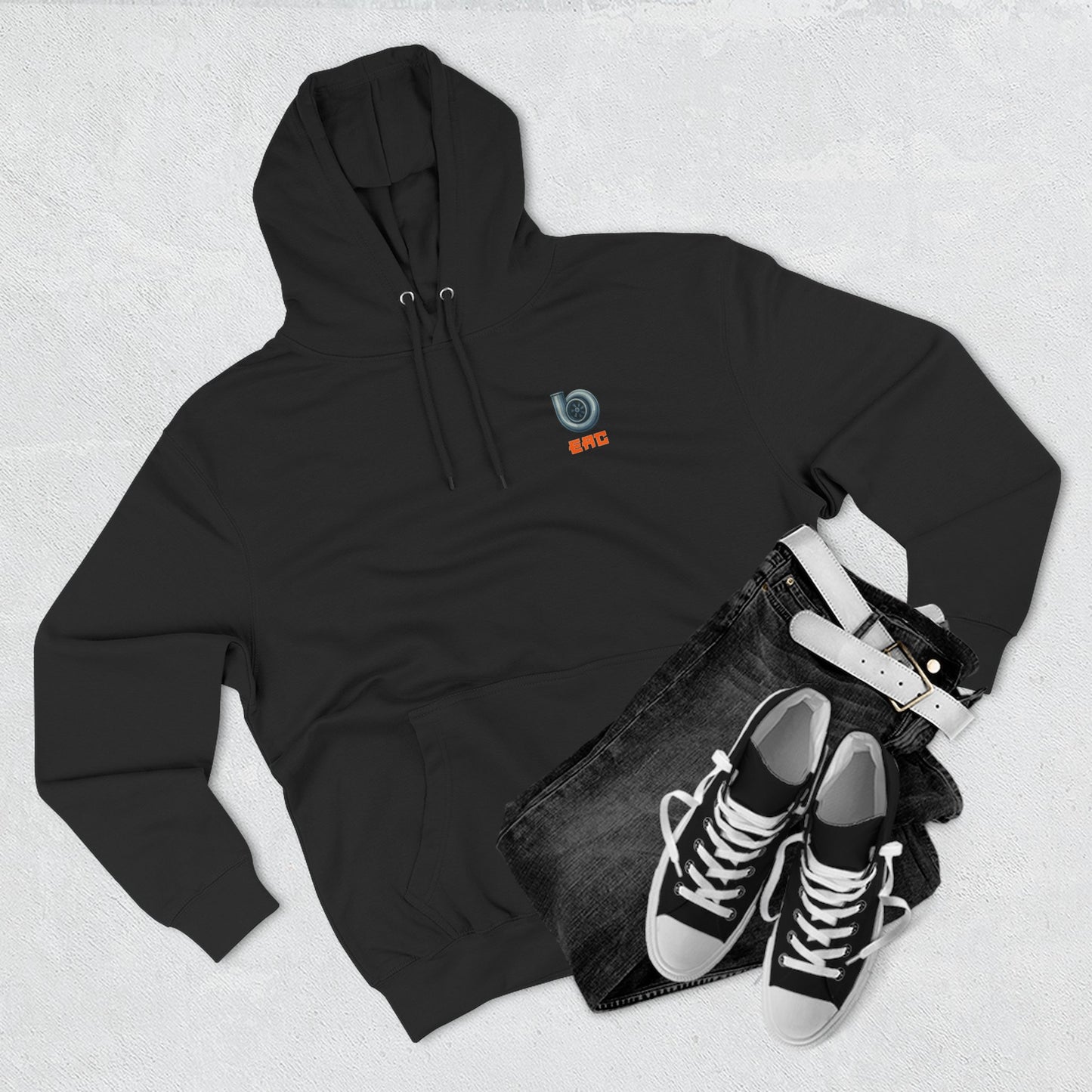 Fleece Hoodie - EAC Floral Turbo