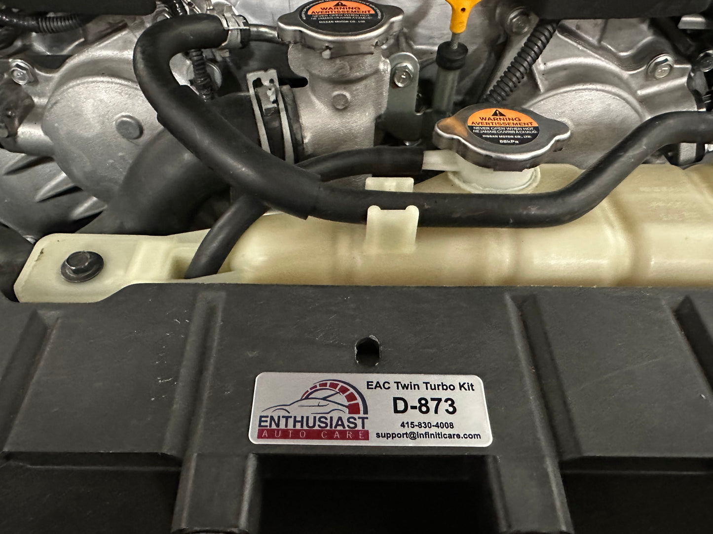 EAC Twin Turbo Kit - CARB EO# D-873 & D-873-1 for all Nissan/Infiniti VQ37 Models with AWD or RWD